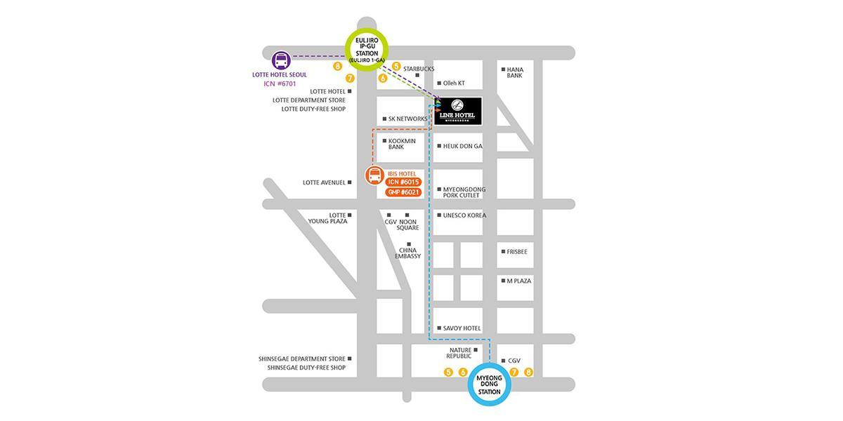 Line Hotel Myeongdong Seoul Exterior photo